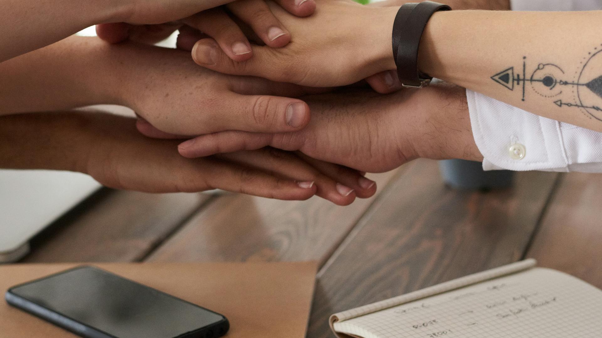 Professional team collaboration